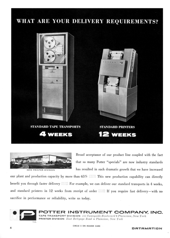 1963 - Potter Instruments
