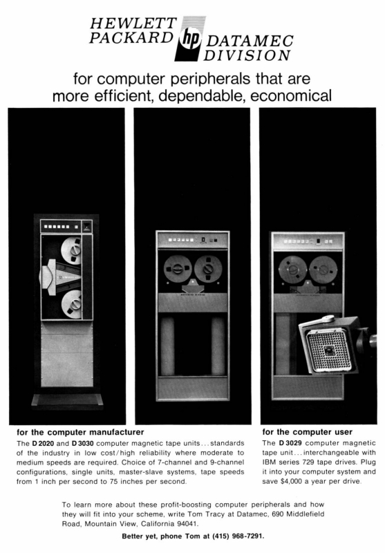 1966 - Datamec - Hewlett Packard