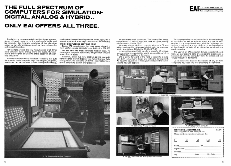 1966 - Electronic Associates Inc.