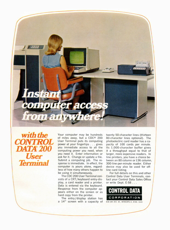 1968 - Control Data