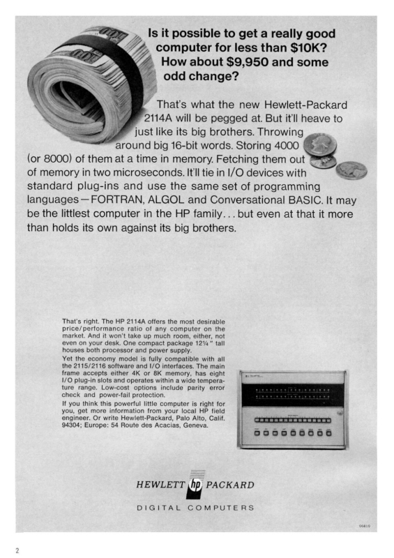 1968 - Hewlett Packard