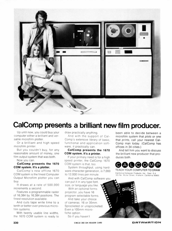 1970 - Calcomp