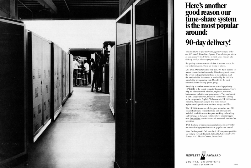 1970 - Hewlett Packard