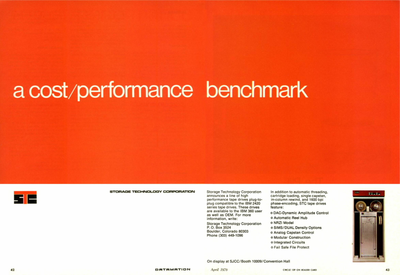 1970 - Storage Technology Corporation