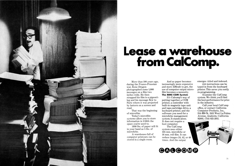 1974 - Calcomp