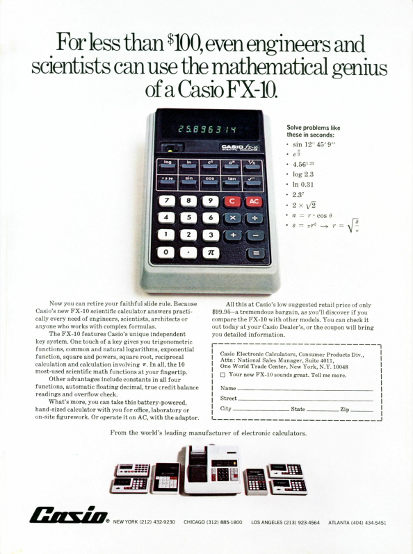 1974 - Casio