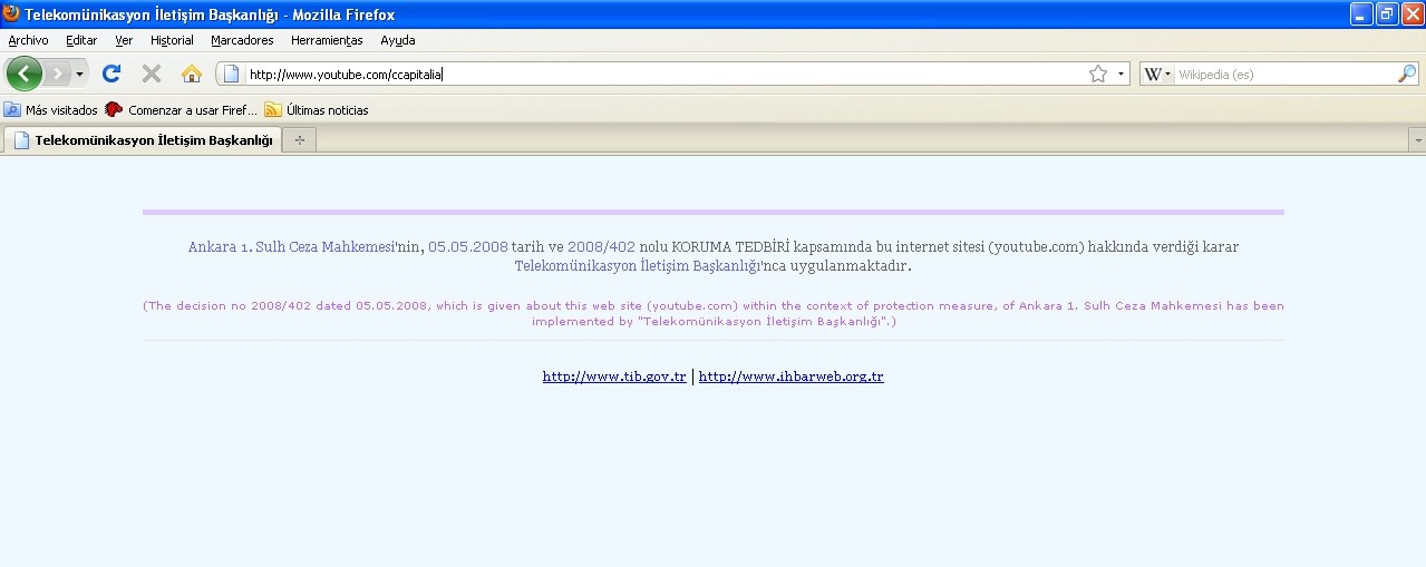 Lastima, en Turqu
