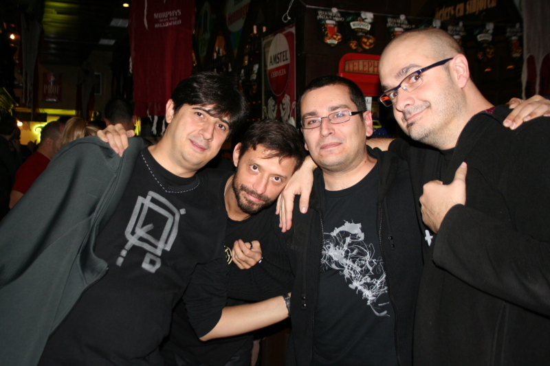 Agudo, Molina, Flossy y Alberto - previo Clock DVA y Esplendor Geométrico [01.11.11]