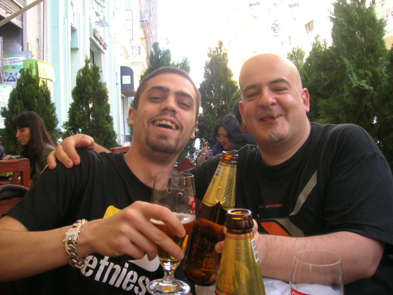 Jorge Bule y Sevi. Lima, 2007