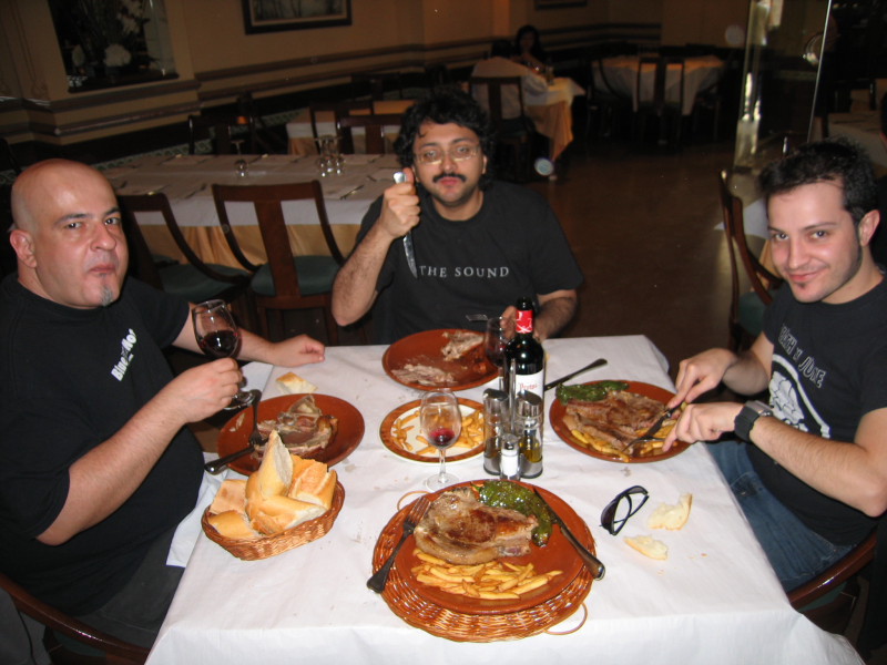 Sevi, Groof y Jou papeando en Covarrubias, 2007