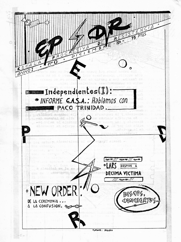 Portada E.P.D.R. nº 0. Diciembre 1983
