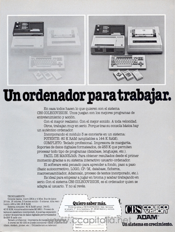 CBS ColecoVision y ADAM