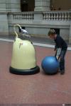 Robots de bienvenida al visitante (2). Museo de la Comunicación de Berlin