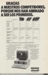 832 - Olivetti M20. Gracias a nuestros competidores, 1982