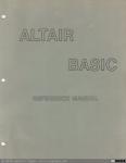649 - Manual Altair Basic 4K y 8K (2), 1975