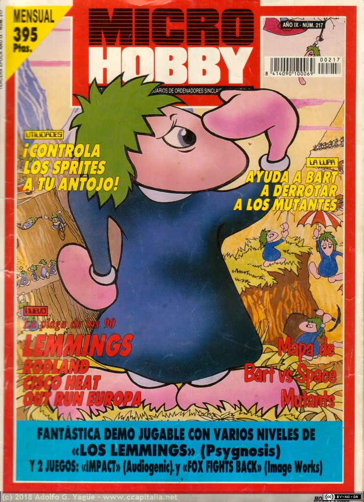 037 - Microhobby número 217 (2), 1992