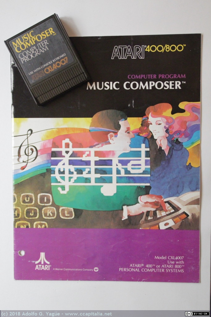 444 - Music Composer para Atari 400/800, 1980