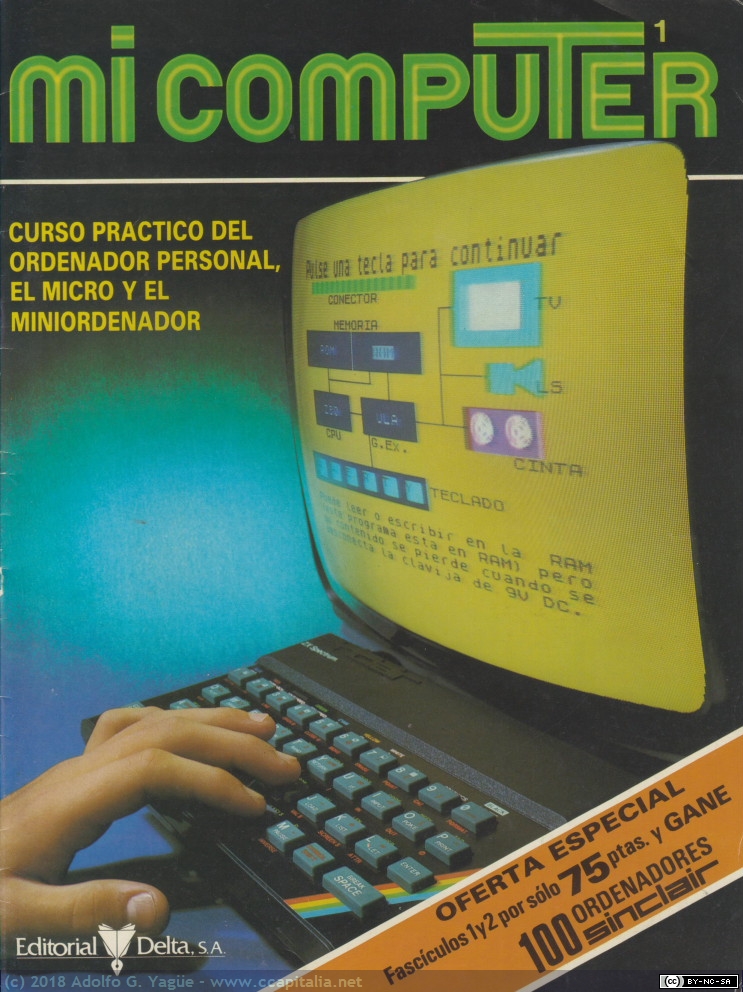 522 - Fasciculos 1, 2, 3 y 4 de enciclopedida Mi Computer (1), 1984
