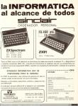 1002 - Sinclair. La informática al alcance de todos. Ventamatic, 1983