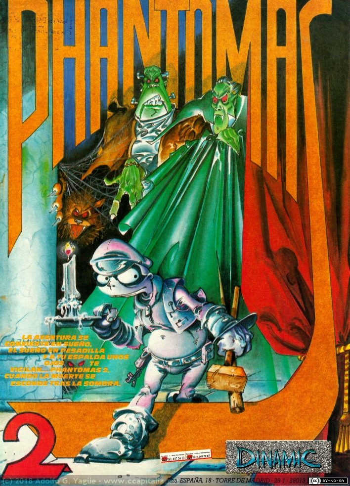 1025 - Phantomas 2. Dinamic, 1986