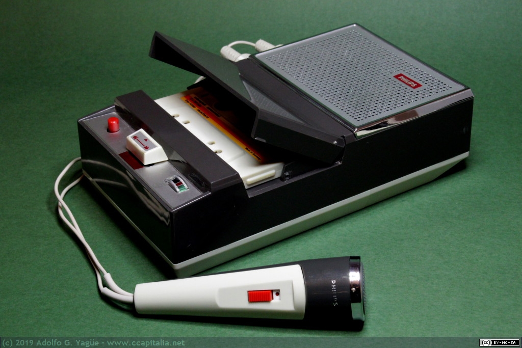 1277 - Magnetófono de cinta de casete Philips EL-3301 (1), 1965
