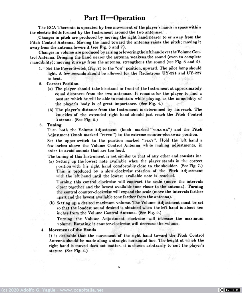 1392 - RCA Theremin. Instructions (facsímil) (6), 1929