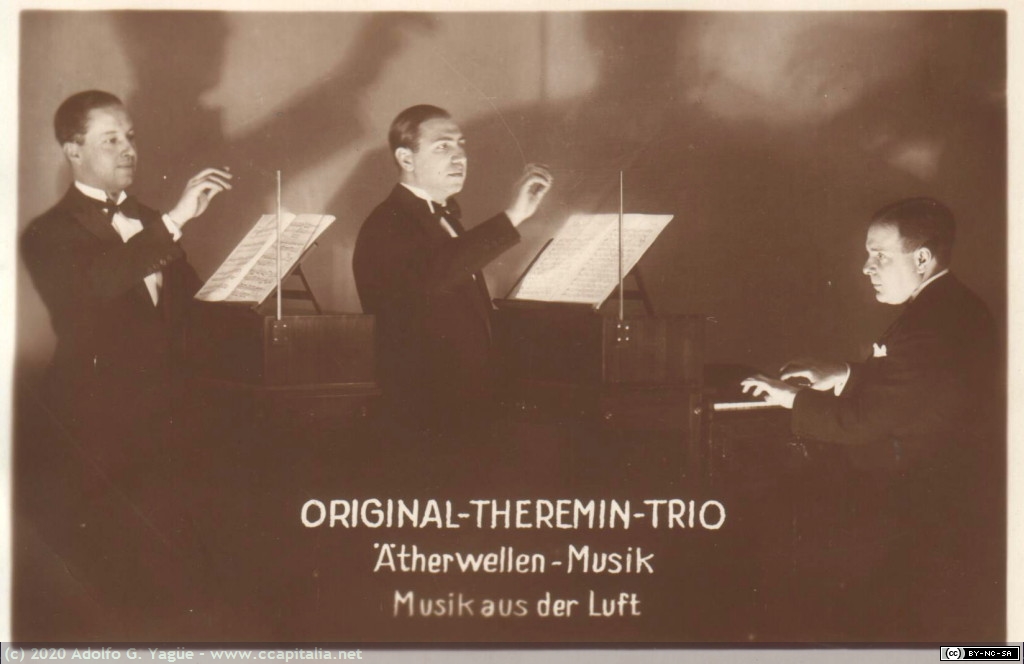 1394 - Ätherwellen Music. Musik aus der Luft. Original Theremin Trio, años `30