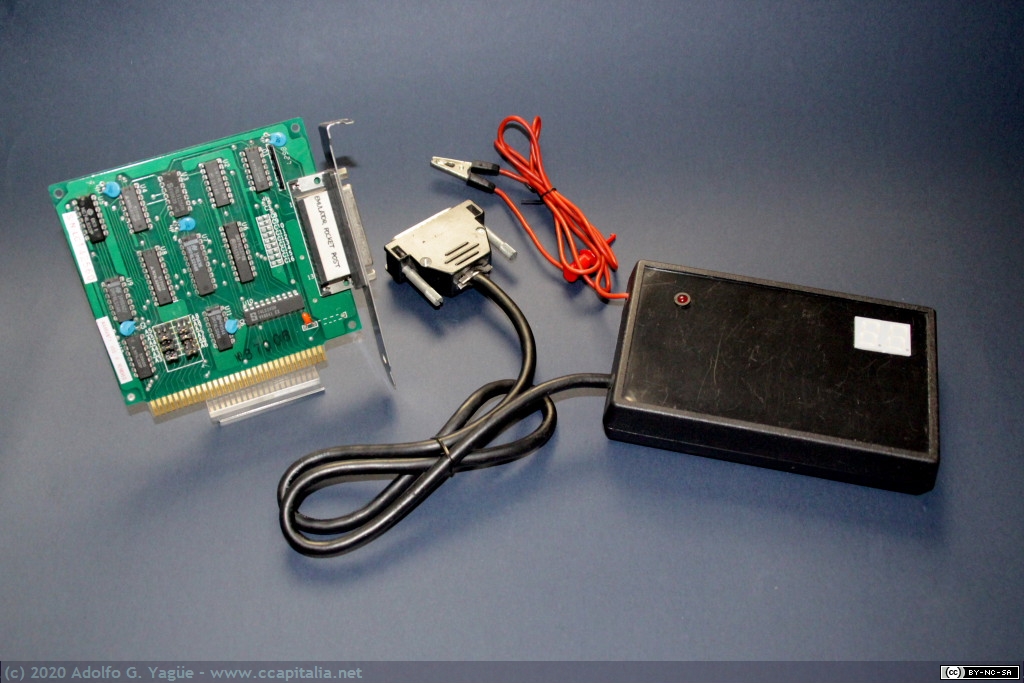 565 - Emulator Pocket Post v2 (a partir de una tarjeta paralelo e incorpora un display hexadecimal), 1992