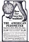 1498 - The American Pedometer. How far have you walked, 1903