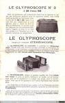 1567 - Le Glyphoscope. Hoja informativa de modelos, utilización y precios (7), 1913