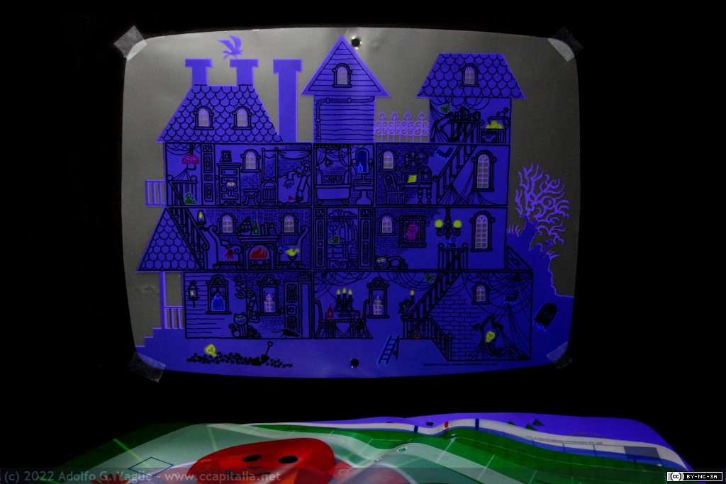 1604 - Magnavox Odyssey. Trasparencia de Haunted House para superponer en la televisión (5), 1972
